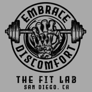EMBRACE DISCOMFORT - WOMEN'S FITTED T-SHIRT - 6TMZWR Design