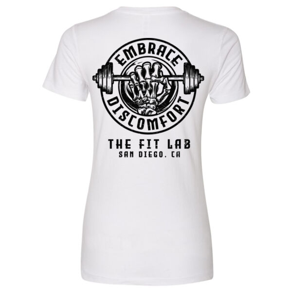 EMBRACE DISCOMFORT - WOMEN'S FITTED T-SHIRT - 6TMZWR Thumbnail