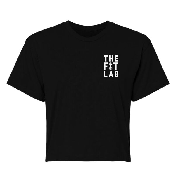 THE FIT LAB - STACKED - WOMEN'S CROP T-SHIRT - $JD74ER$ Thumbnail